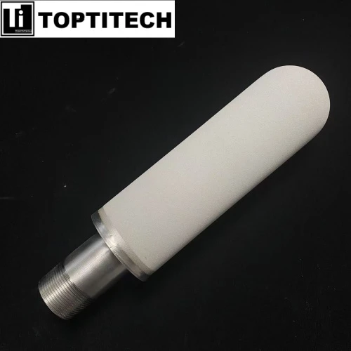 ph80mm SS316L dekarburizatsiya filtrlash uchun sinterlangan gözenekli filtrli silindr